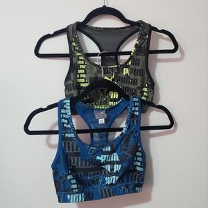 Bundle: Two Puma Racerback Sports Bra Size XS